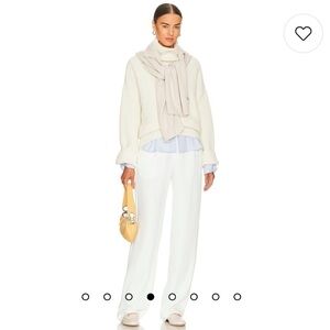 Amanda Uprichard Wallce Pants in Ivory